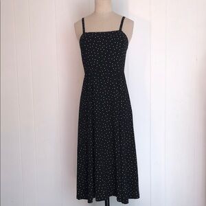GAP Black and White Midi Sundress